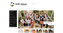 Desktop Screenshot of healthandscienceinnovations.org