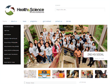 Tablet Screenshot of healthandscienceinnovations.org